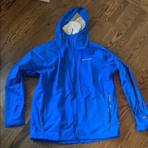 Columbia Full Zip Hooded Rain Jacket